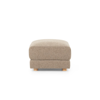 Katrina 3 Seater + Ottoman, Light Brown
