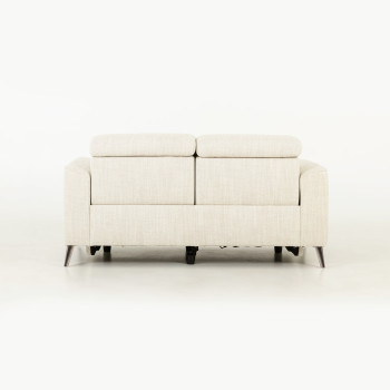 Kayla 3 Seater Electric Recliner + 2 Seater Electric Recliner, Cream