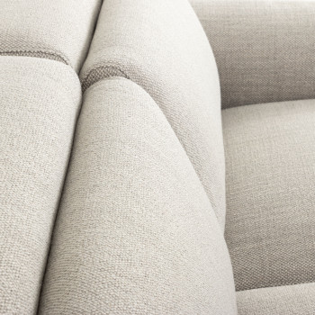 Kayla 3 Seater Electric Recliner + 2 Seater Electric Recliner, Light Grey