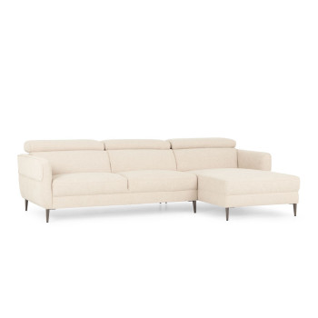 Kiera Chaise + 2 Seater, Oatmeal
