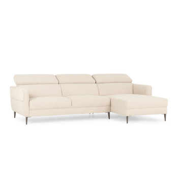 Kiera Chaise + 2 Seater, Oatmeal