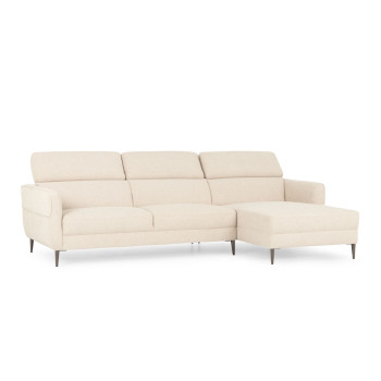Kiera Chaise + 2 Seater, Oatmeal