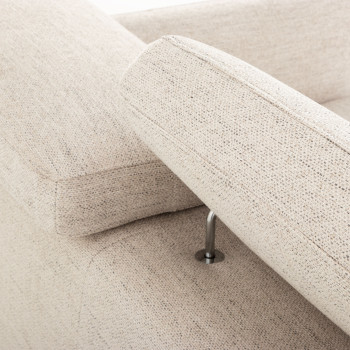 Kiera Chaise + 2 Seater, Taupe