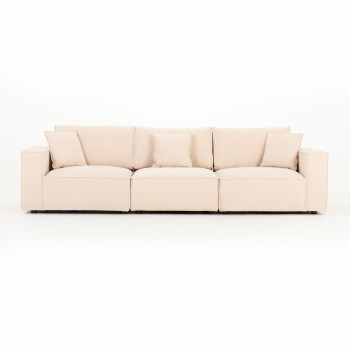 Kinsley 3 Seater Modular Sofa, Natural