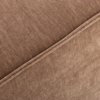 Kinsley 4 Seater Modular Left Hand Facing Corner Sofa with Ottoman, Brown