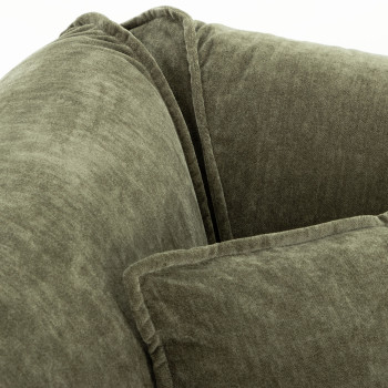 Kinsley 5 Seater Corner Modular Sofa, Green