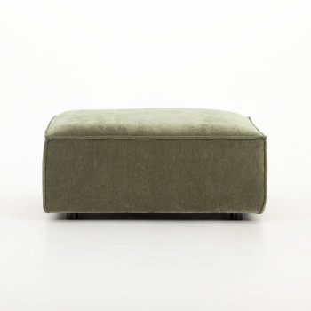 Kinsley 4 Seater Modular Right Hand Facing Corner Sofa with Ottoman, Green