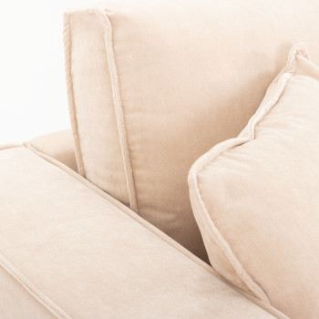 Kinsley 5 Seater Corner Modular Sofa, Natural