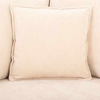 Kinsley 4 Seater Modular Left Hand Facing Corner Sofa with Ottoman, Natural