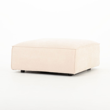 Kinsley 4 Seater Modular Left Hand Facing Corner Sofa with Ottoman, Natural