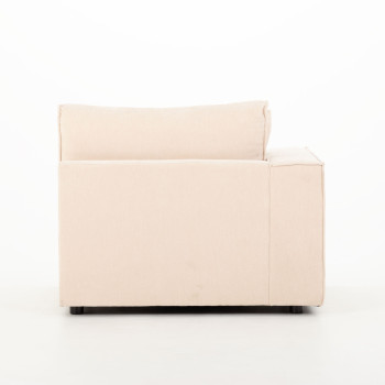 Kinsley 4 Seater Corner Modular Chaise Sofa Right Hand Facing, Natural