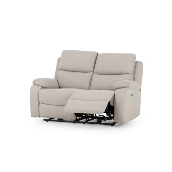 Kyle 3 Seater Electric Recliner + 2 Seater Electric Recliner, Light Grey