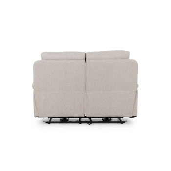 Kyle 3 Seater Electric Recliner + 2 Seater Electric Recliner, Light Grey