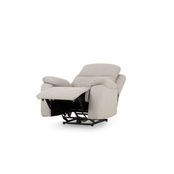 Kyle 3 Seater Electric Recliner + 2 Electric Recliner Chairs, Light Grey