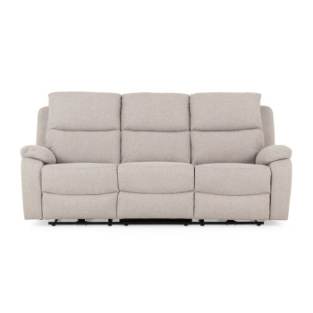 Kyle 3 Seater Electric Recliner + 2 Electric Recliner Chairs, Light Grey