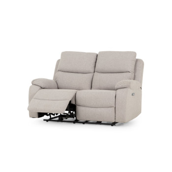 Kyle 2 Seater Electric Recliner + 2 Electric Recliner Chairs, Light Grey