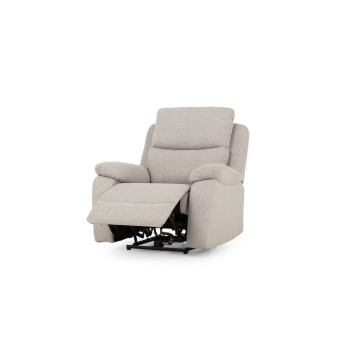 Kyle 2 Seater Electric Recliner + 2 Electric Recliner Chairs, Light Grey