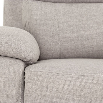 Kyle 2 Seater Electric Recliner + 2 Electric Recliner Chairs, Light Grey