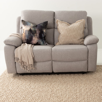 Kyle 2 Seater Electric Recliner + 2 Electric Recliner Chairs, Light Grey