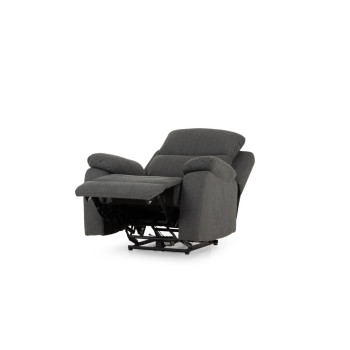 Kyle 3 Seater Electric Recliner + 2 Electric Recliner Chairs, Charcoal