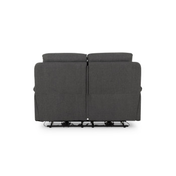 Kyle 2 Seater Electric Recliner + 2 Electric Recliner Chairs, Charcoal