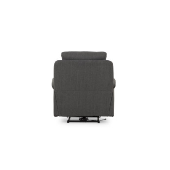 Kyle 2 Seater Electric Recliner + 2 Electric Recliner Chairs, Charcoal