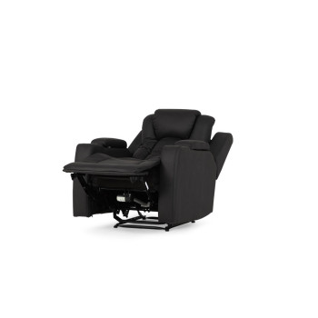 Leon 3 Seater Electric Recliner + 2 Electric Recliner Chairs, Charcoal