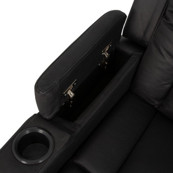 Leon 3 Seater Electric Recliner + 2 Electric Recliner Chairs, Charcoal