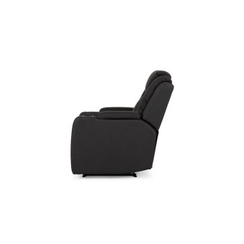 Leon 2 Seater Electric Recliner + 2 Electric Recliner Chairs, Charcoal