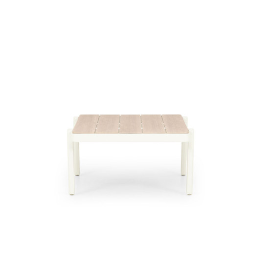Lucia 4 Piece Outdoor Lounge Set with Coffee Table, White