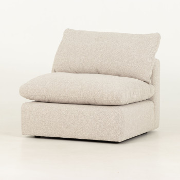 Mallory 4 Seater Modular Corner Sofa with Ottoman, Grey