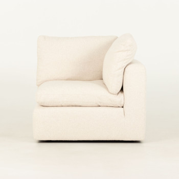 Mallory 5 Seater Corner Modular Sofa, Cream