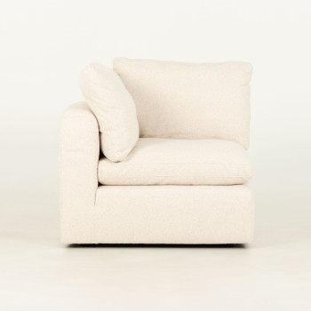 Mallory 5 Seater Corner Modular Sofa, Cream