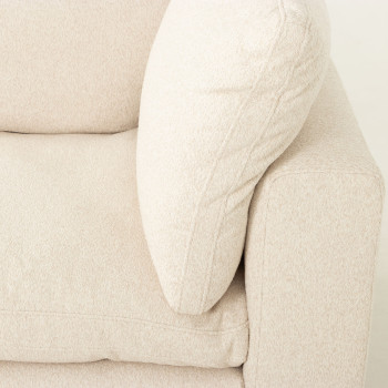 Mallory 5 Seater Corner Modular Sofa, Cream