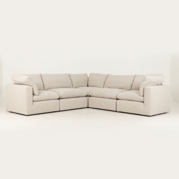 Mallory 5 Seater Corner Modular Sofa, Grey