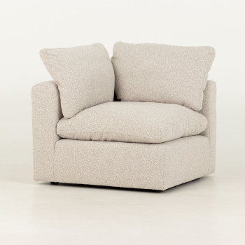 Mallory 5 Seater Corner Modular Sofa, Grey