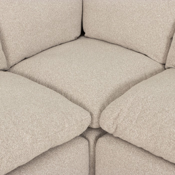 Mallory 5 Seater Corner Modular Sofa, Grey