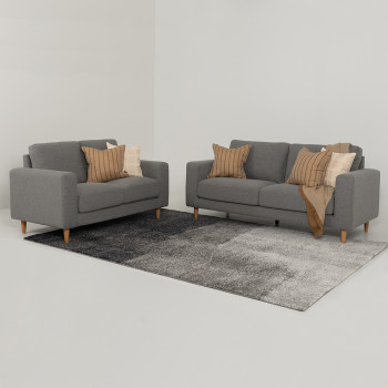 Marley 3 Seater + 2 Seater, Light Grey
