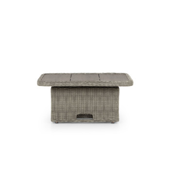 Martinique 4 Piece Outdoor Lounge Set with Coffee Table, Charcoal