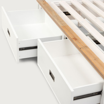 Melve 3 Piece Bedroom Set with Queen Bed Frame