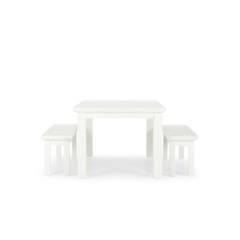 Melve 3 Piece Dining Set - W190, White