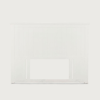 Melve 4 Piece Bedroom Set with Double/Queen Headboard, White