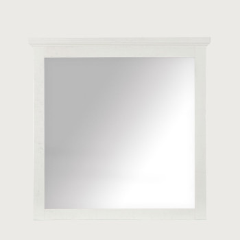 Melve 6 Piece Bedroom Set with Queen Bed Frame, White