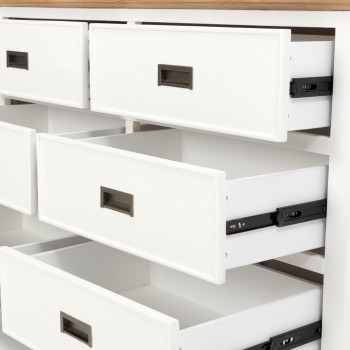 Melve 6 Piece Bedroom Set with Queen Bed Frame