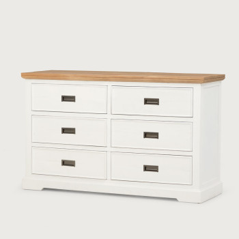 Melve 6 Piece Bedroom Set with Double/Queen Headboard