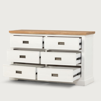 Melve 6 Piece Bedroom Set with Double/Queen Headboard