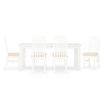 Melve 7 Piece Dining Set - W190, White