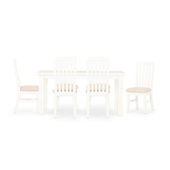 Melve 7 Piece Dining Set -W160, White