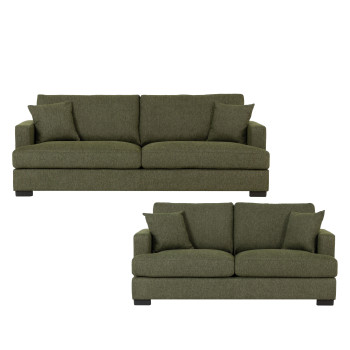 Milana 3 Seater + 2 Seater, Green