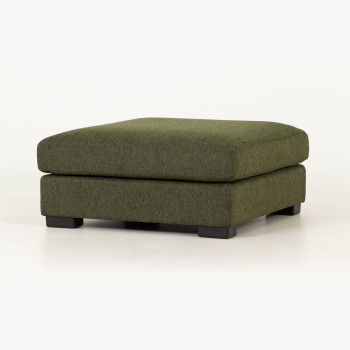 Milana 3 Seater + Ottoman, Green